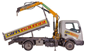 noleggio furgoni prezzi - noleggio furgone ribaltabile con gru